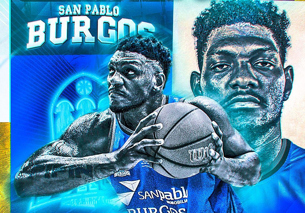 Cartel de la nueva incorporación del San Pablo Burgos, Silvio De Sousa.