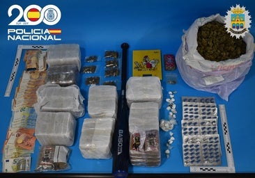 Detenidos con más de 10 kilos de droga en Aranda tras huir de un robo con violencia