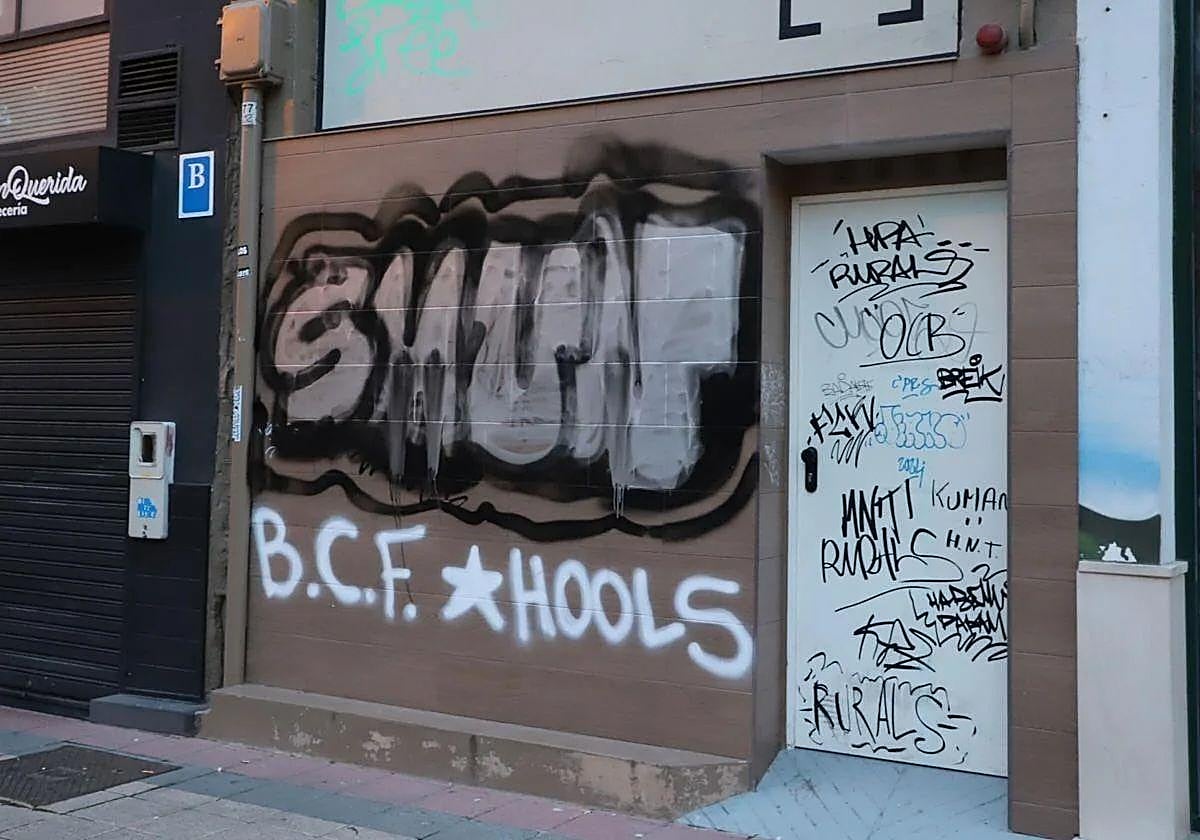 Imagen de grafitis y pintadas.