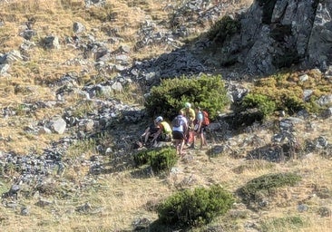 Rescatan a un senderista afectado por un golpe de calor en Pradoluengo
