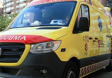 Herido un motorista tras una colisión con un coche en Burgos