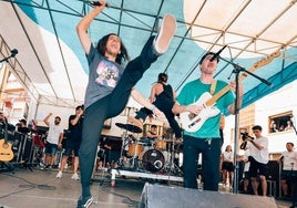 Sanguijuelas del Guadiana durante su concierto en Sonorama.