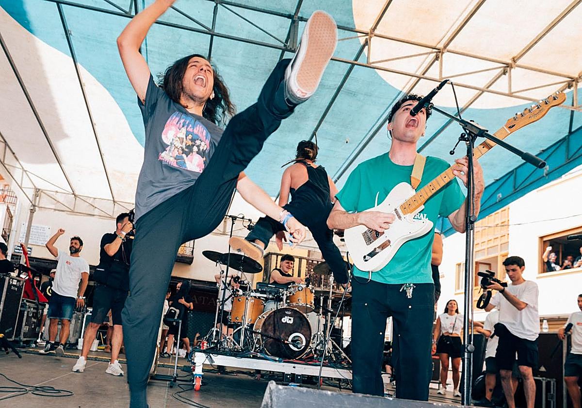 Sanguijuelas del Guadiana durante su concierto en Sonorama.