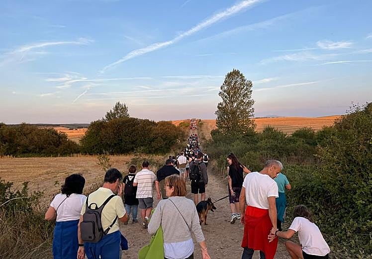 Participantes en una edición anterior de la marcha.
