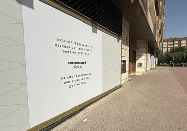 Un nuevo supermercado en la calle Vitoria prepara su próxima apertura en Burgos