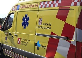 Ambulancia del Sacyl.