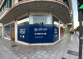 Fachada del próximo local de Popeyes de Burgos