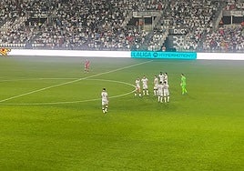 Encuentro del Burgos CF frente a la CyD Leonesa en El Plantío