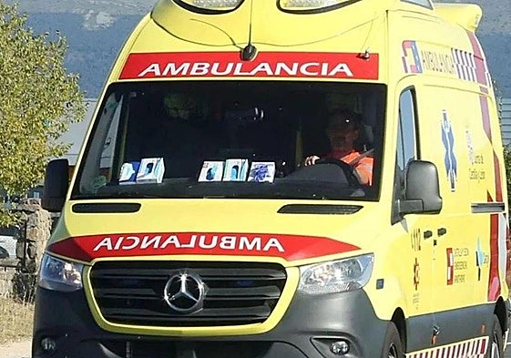 Ambulancia del Sacyl.