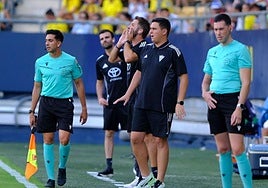 Cuerpo técnico del CD Mirandés.