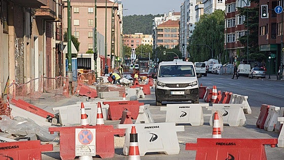 La odisea de las obras en la carretera de Logroño