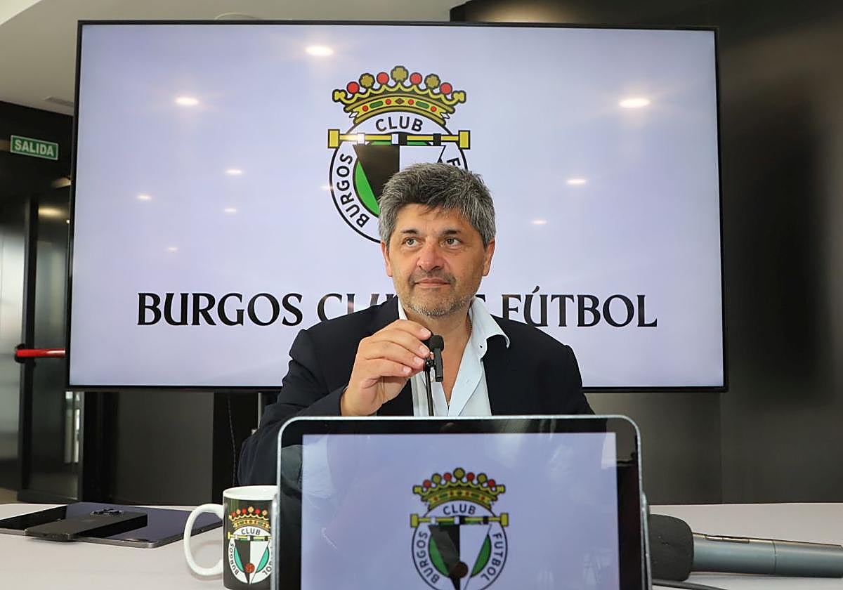 Marcelo Figoli, presidente y propietario del Burgos CF.