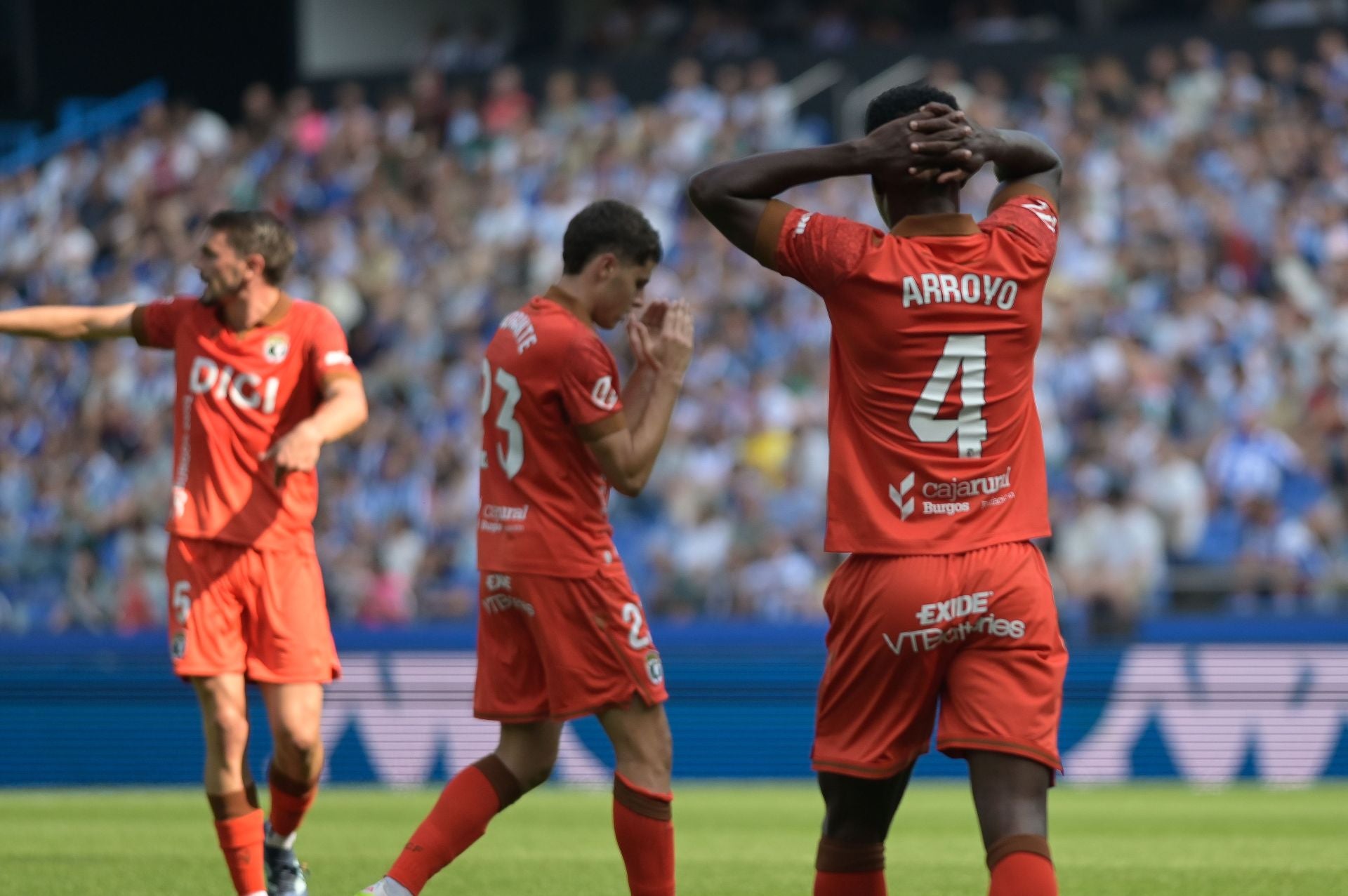 Así ha sido en imágenes el empate entre el Deportivo y el Burgos CF