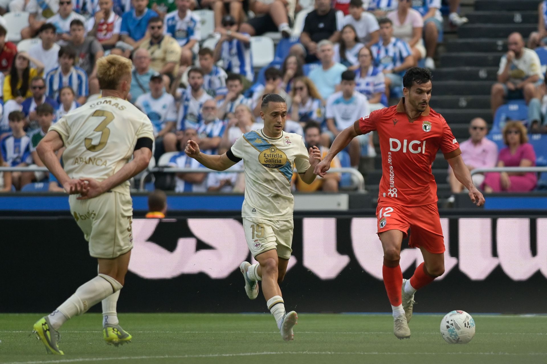 Así ha sido en imágenes el empate entre el Deportivo y el Burgos CF