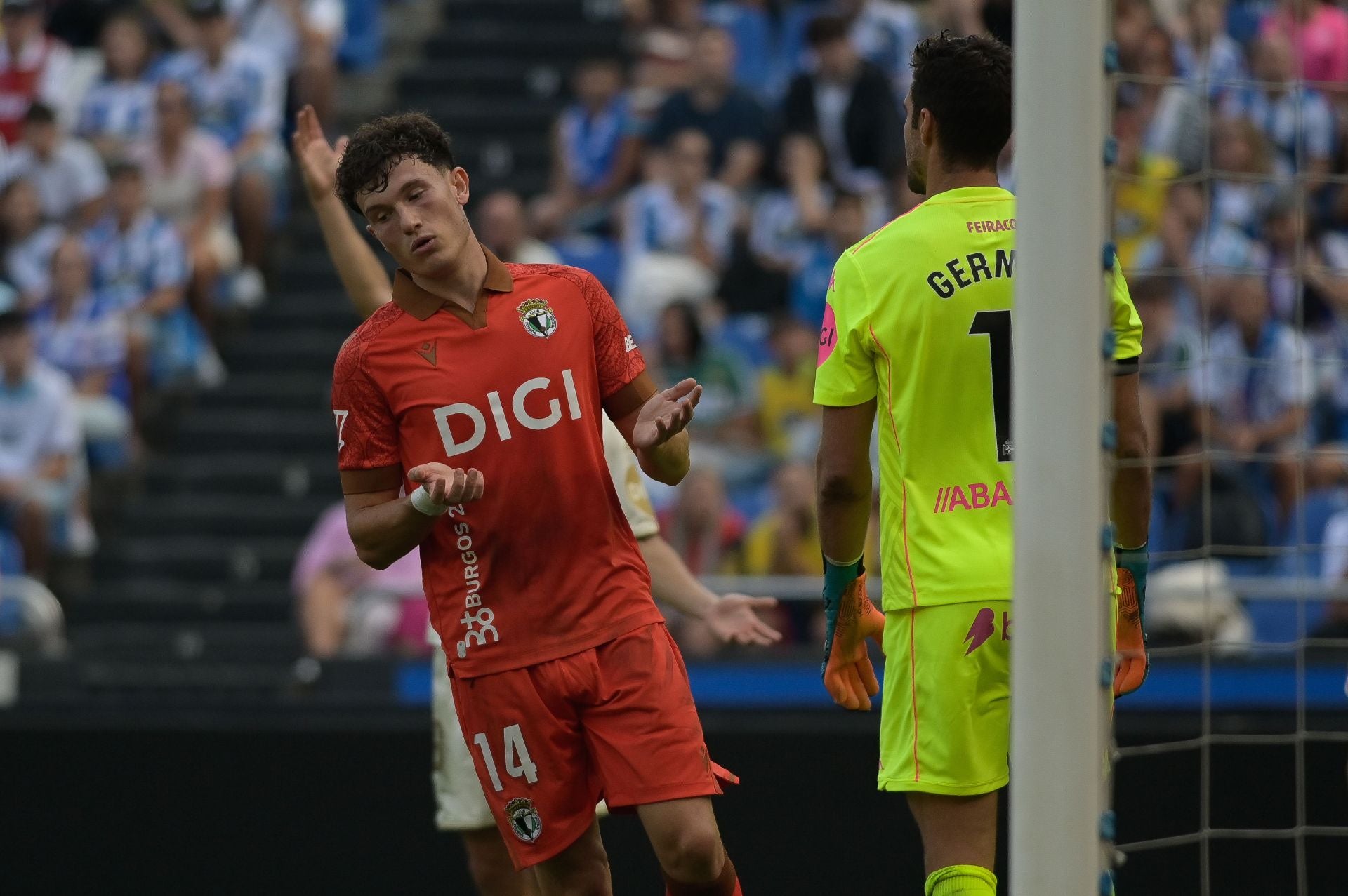 Así ha sido en imágenes el empate entre el Deportivo y el Burgos CF