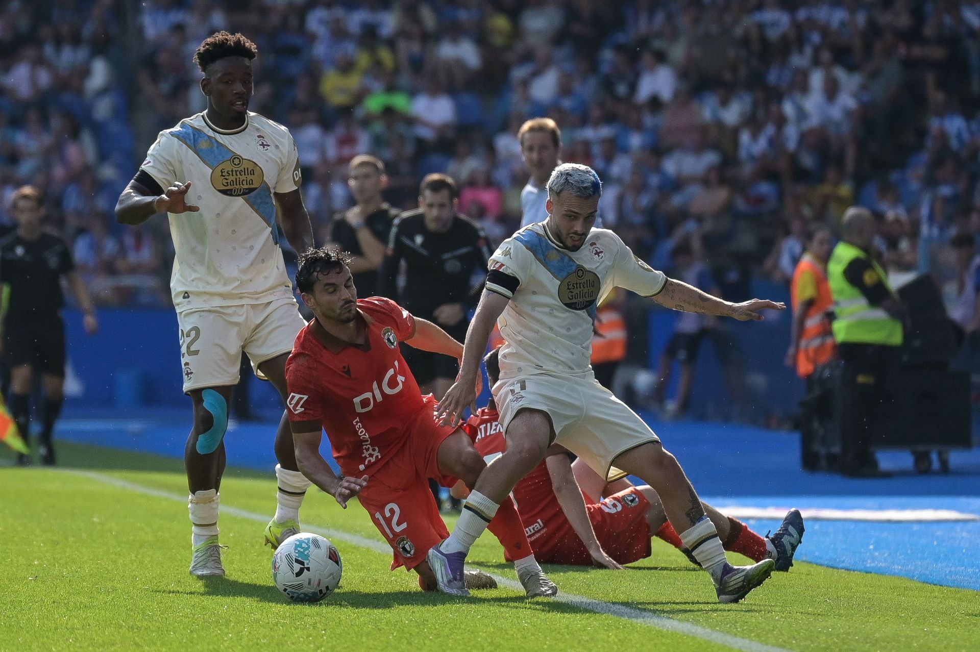 Así ha sido en imágenes el empate entre el Deportivo y el Burgos CF