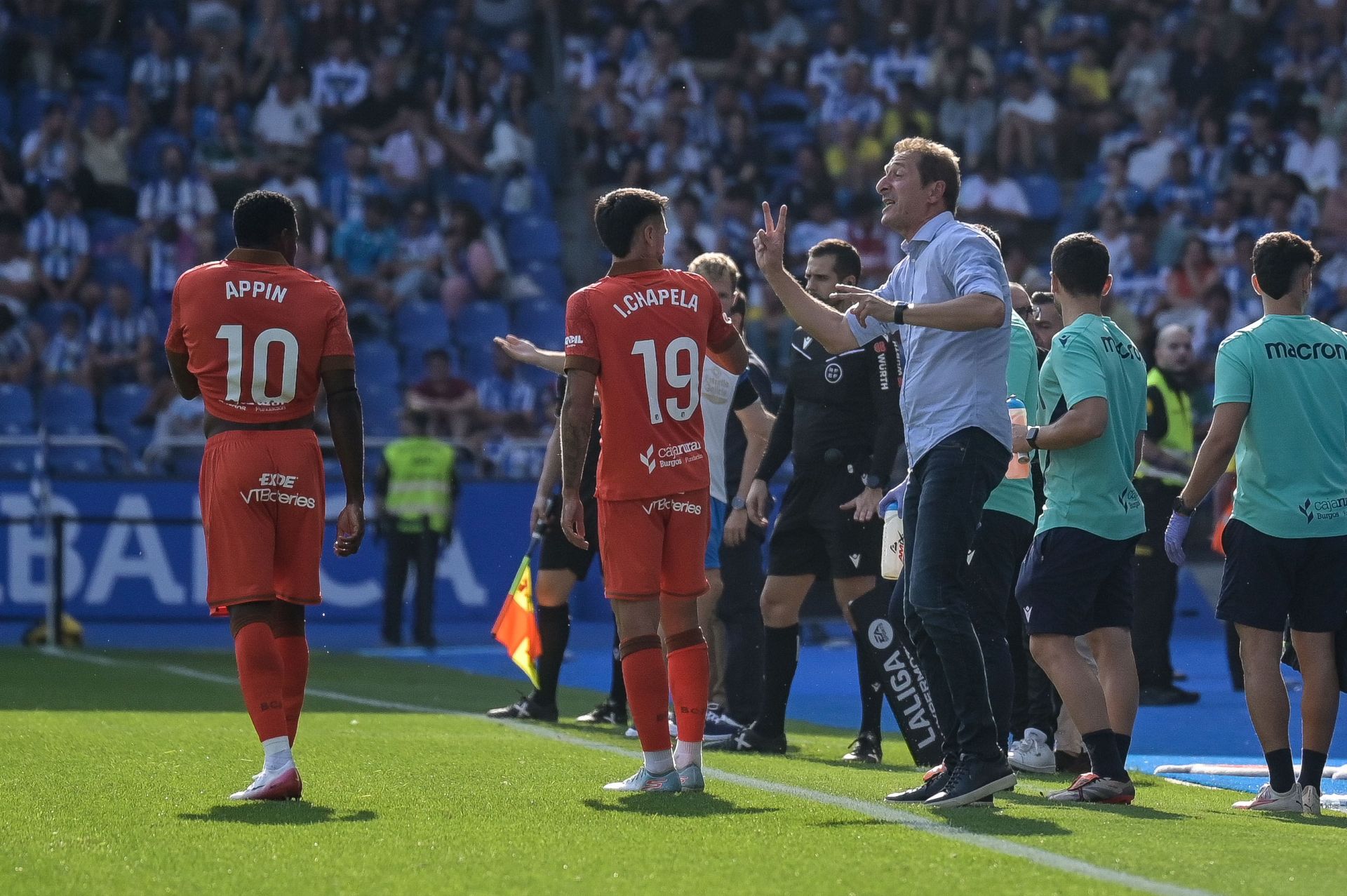 Así ha sido en imágenes el empate entre el Deportivo y el Burgos CF