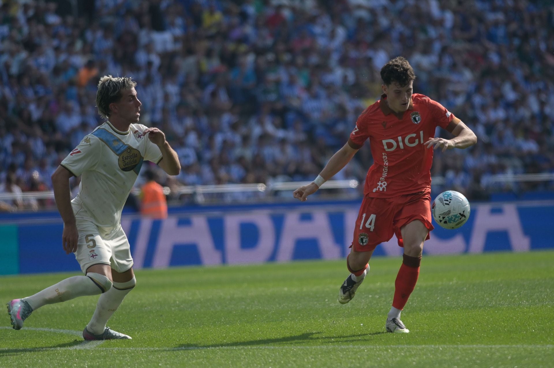 Así ha sido en imágenes el empate entre el Deportivo y el Burgos CF