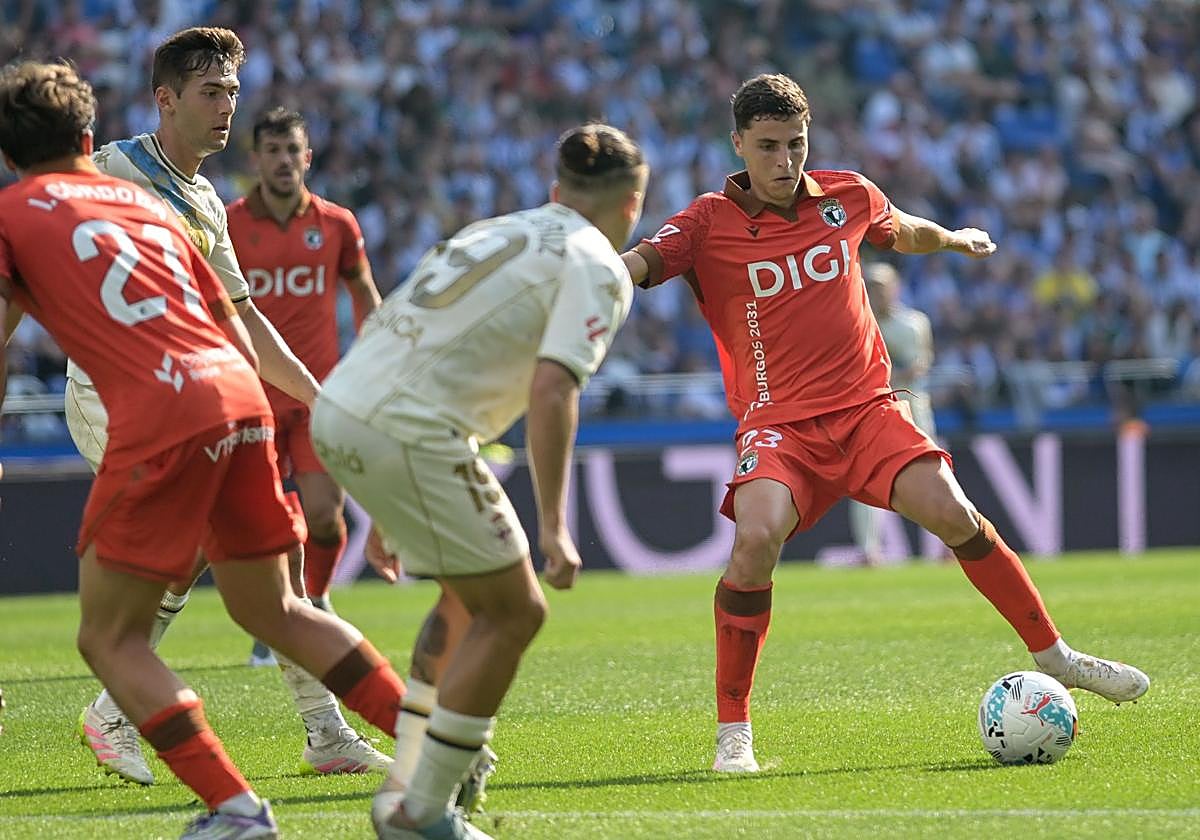 Así ha sido en imágenes el empate entre el Deportivo y el Burgos CF