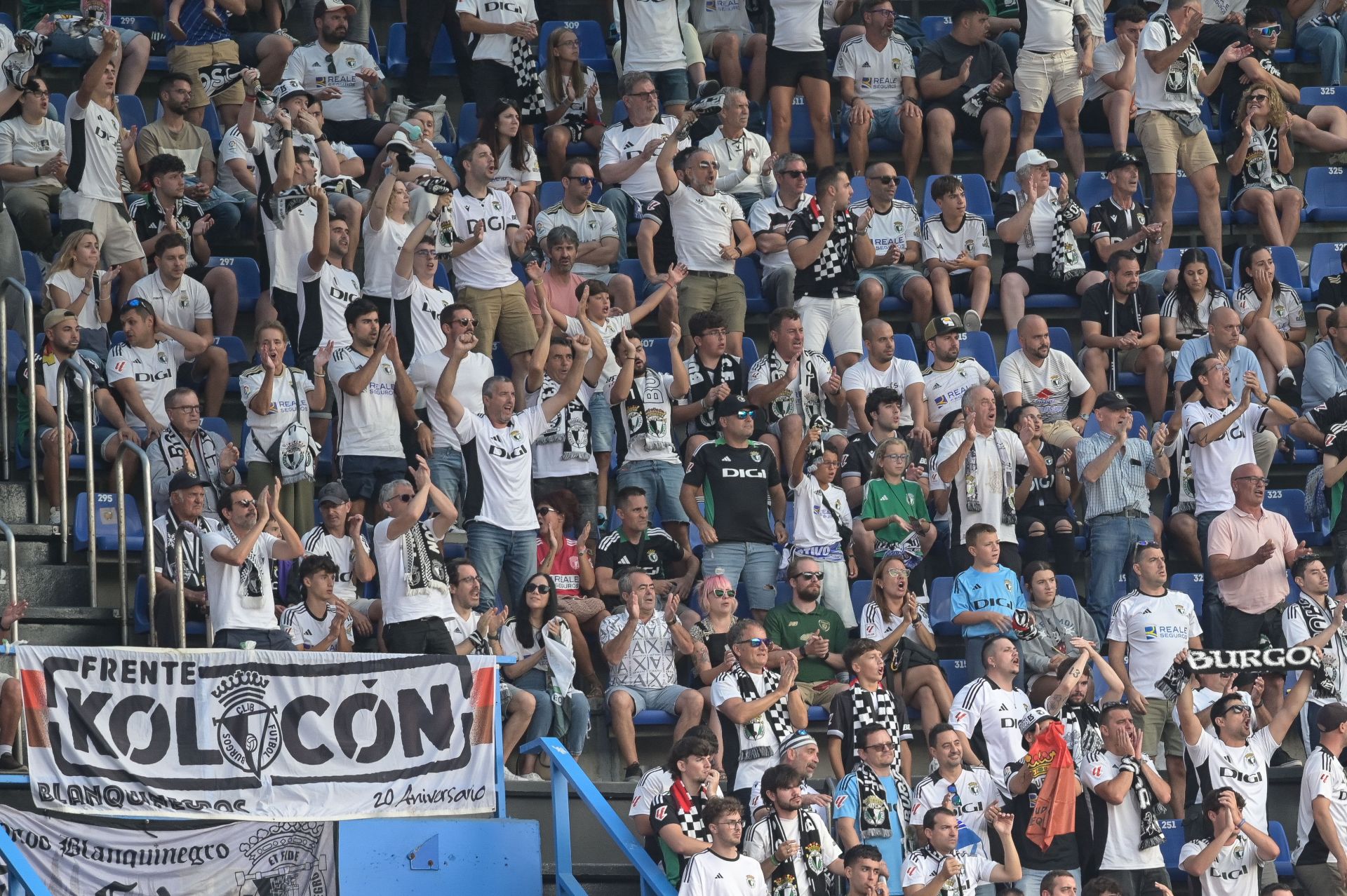 Así ha sido en imágenes el empate entre el Deportivo y el Burgos CF