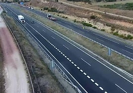 A-1 a su paso por Gumiel de Izán, Burgos.