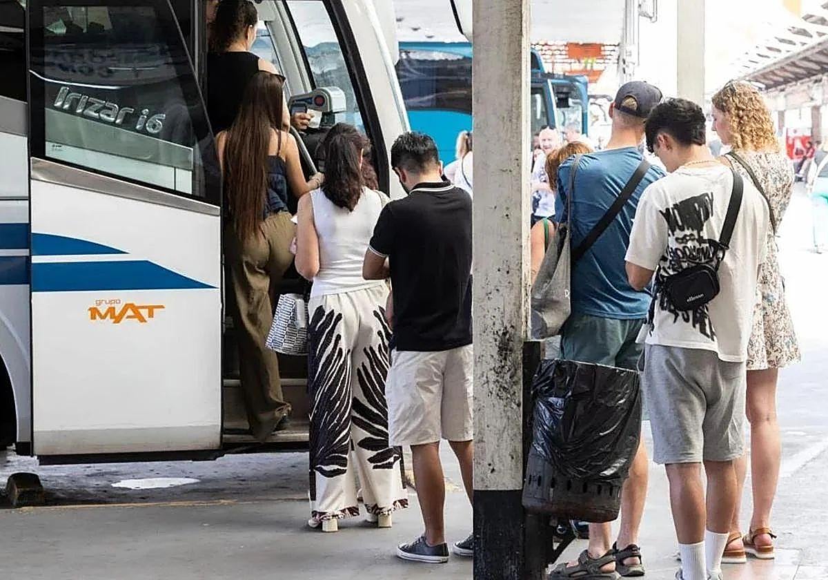 magen de una estación de autobuses de Castilla y León.