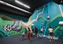 La escalada, un deporte familiar.