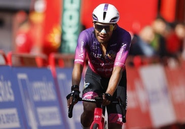 Sergio Chumil del Burgos BH, entre los más fuertes en la alta montaña de La Vuelta