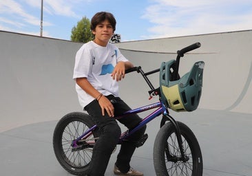 El campeón de BMX de Burgos con 12 años: «Ganar te da más ganas de seguir practicando»