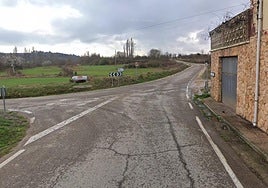 Carretera entre Poza de la Sal y Salas de Bueba.