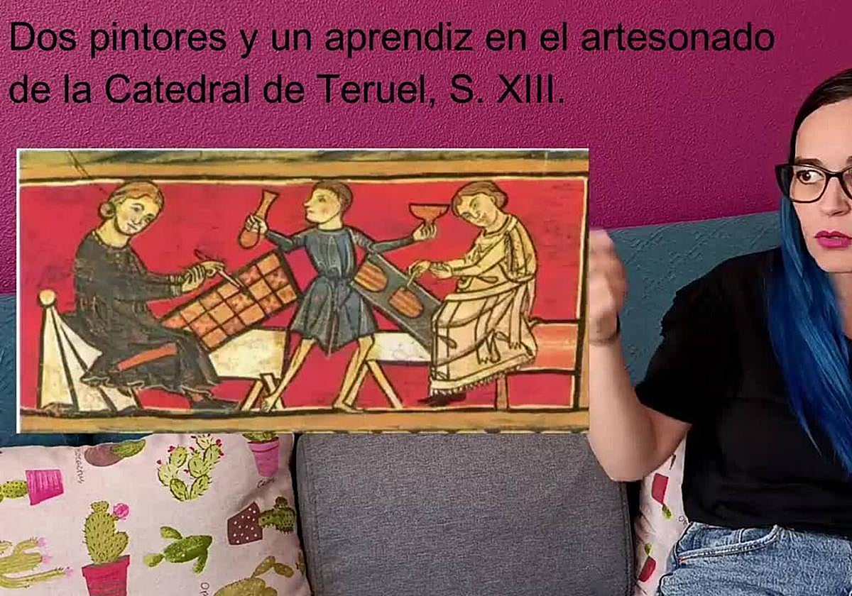 La historiadora del arte Elena Rodríguez explica cómo aprendían los pintores hasta el siglo XVI.