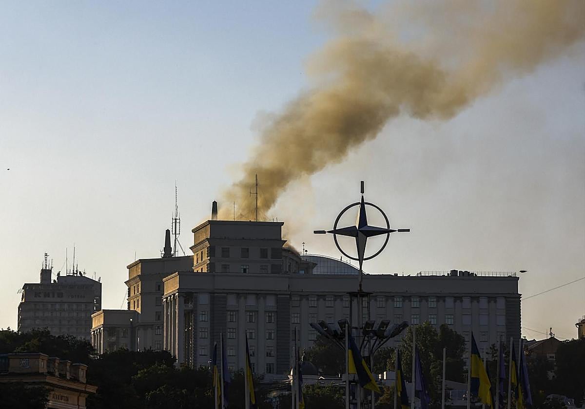Ataque de Rusia en Ucrania.