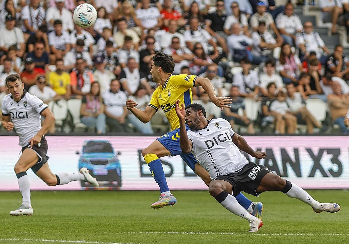 Imagen del partido Burgos CF contra UD Las Palmas.