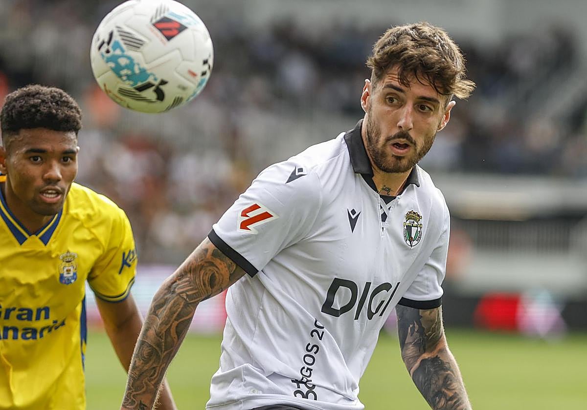 Imagen del último partido del Burgos CF.