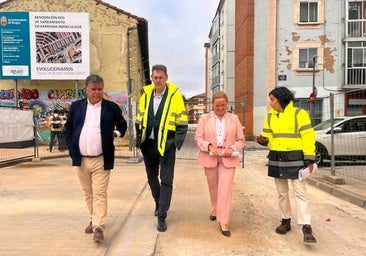 Burgos alcanza el 50% de las obras de saneamiento en la barriada Inmaculada con una inversión de 497.669 euros