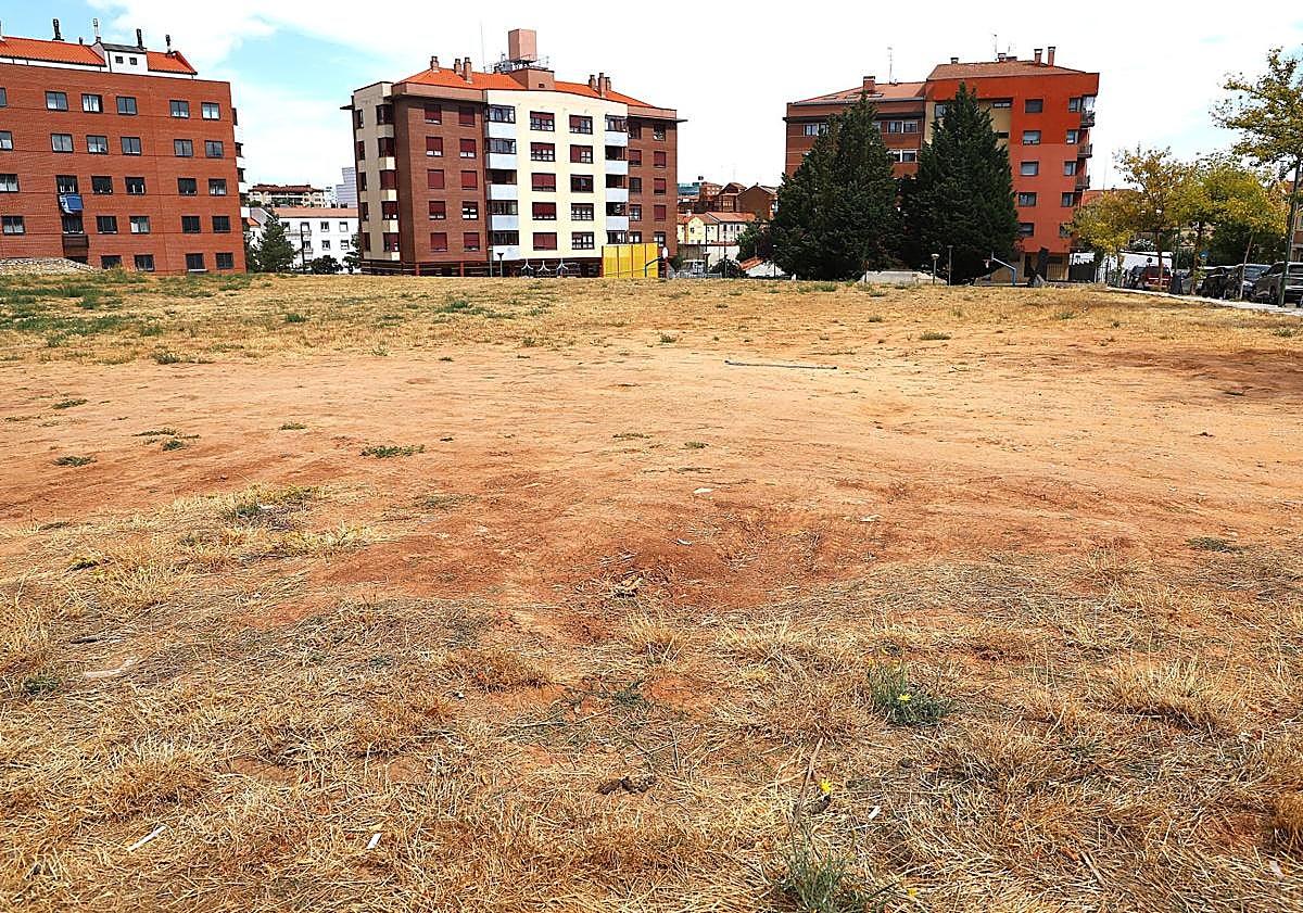 Imagen principal - Parcela del barrio de El Crucero que causa molestias a los vecinos al ser usada de aparcamiento irregular.