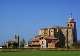 Vista de Villasandino, en Burgos.