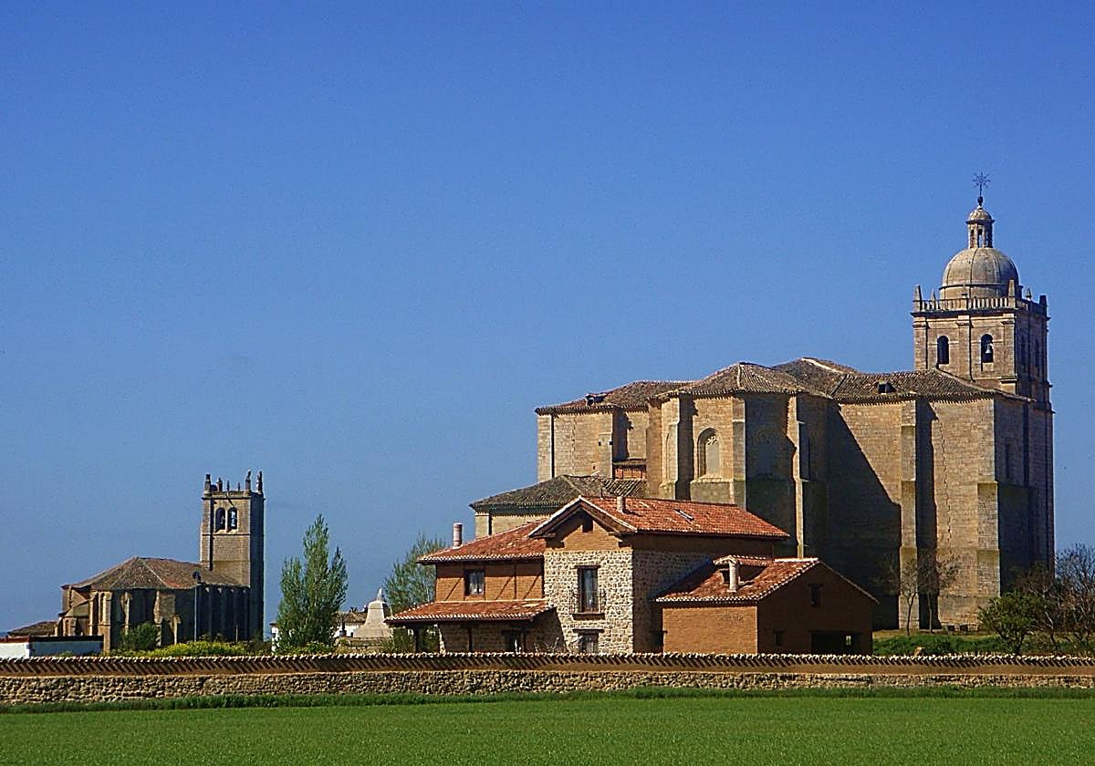 Vista de Villasandino, en Burgos.