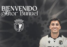 Aitor Buñuel, experiencia y bravura para la banda del Burgos CF