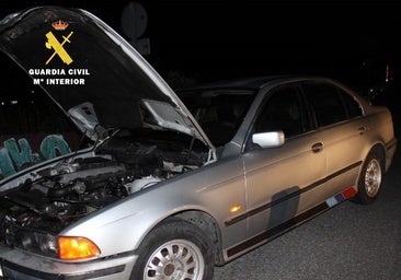 Detenido en Burgos con matrículas robadas y alteraciones en el coche para carreras ilegales