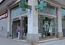 Una farmacia de Burgos.