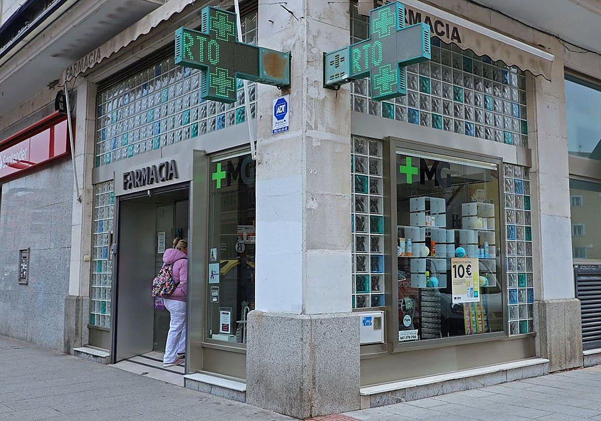 Una farmacia de Burgos.