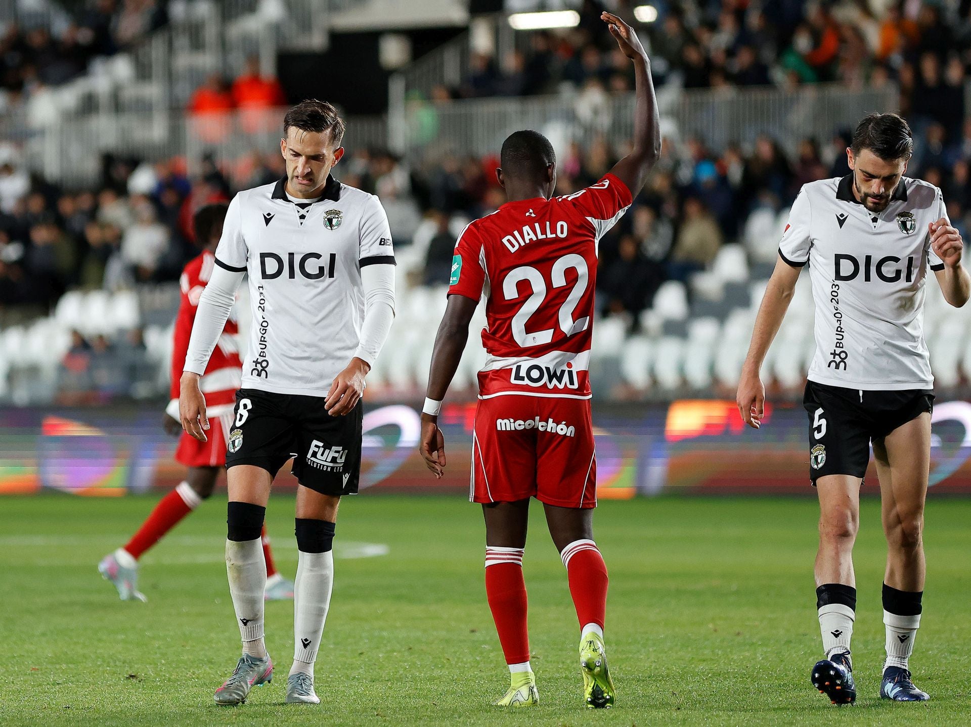 El Burgos CF - Granada CF, en imágenes
