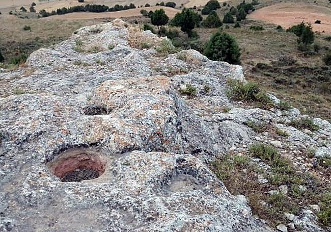 Zona más alta de la ciudad celtíbera de Klounioq, en Burgos.