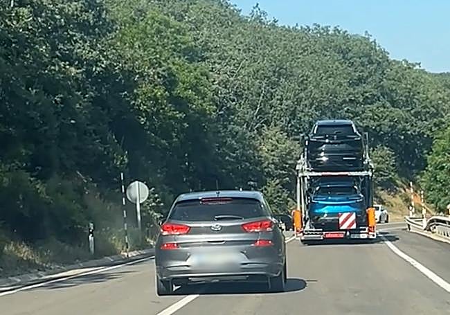 Conductor temerario en la carretera N-120, a su paso por Burgos.