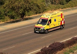 Herido un motorista en una colisión con un turismo en Burgos