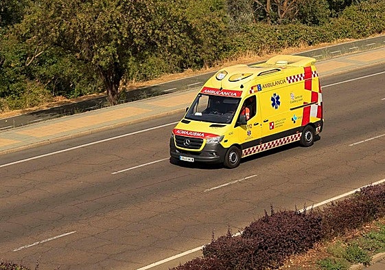 Herido un motorista en una colisión con un turismo en Burgos