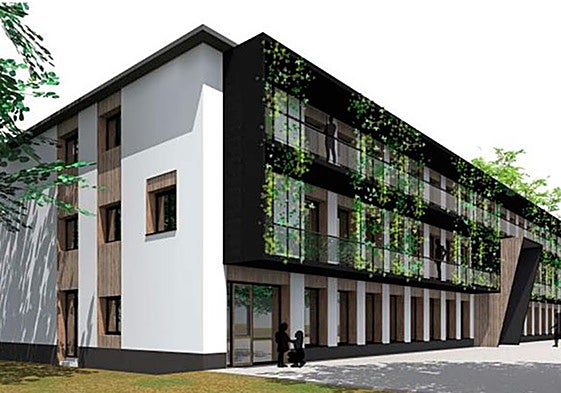 Proyecto del lugar donde se impartiría Enfermería en Aranda de Duero.