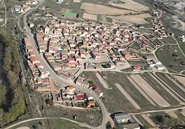 Vista aérea de Zuzones, en Burgos.