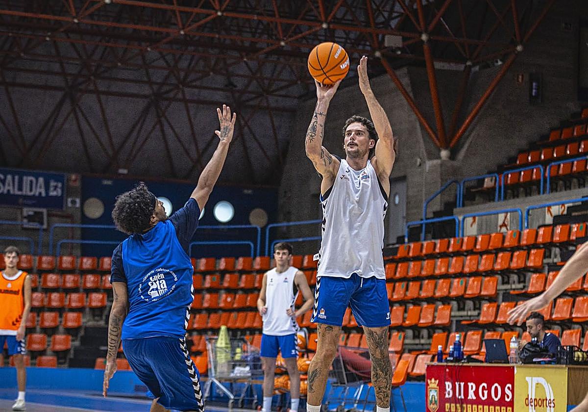 Imagen de un entrenamiento del San Pablo en El Plantío.